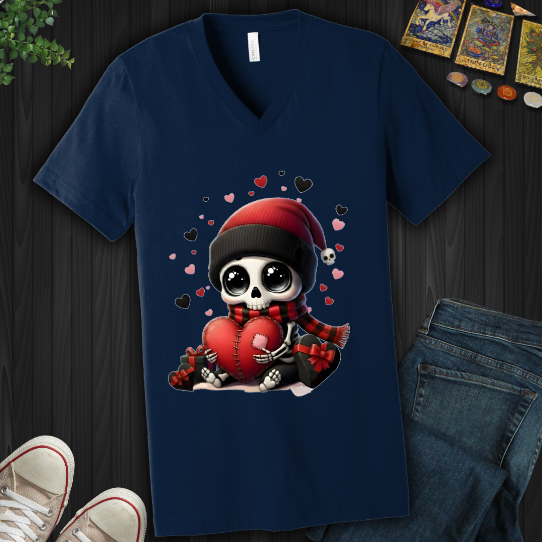 Dead Cute For Valentines  V-Neck Tee
