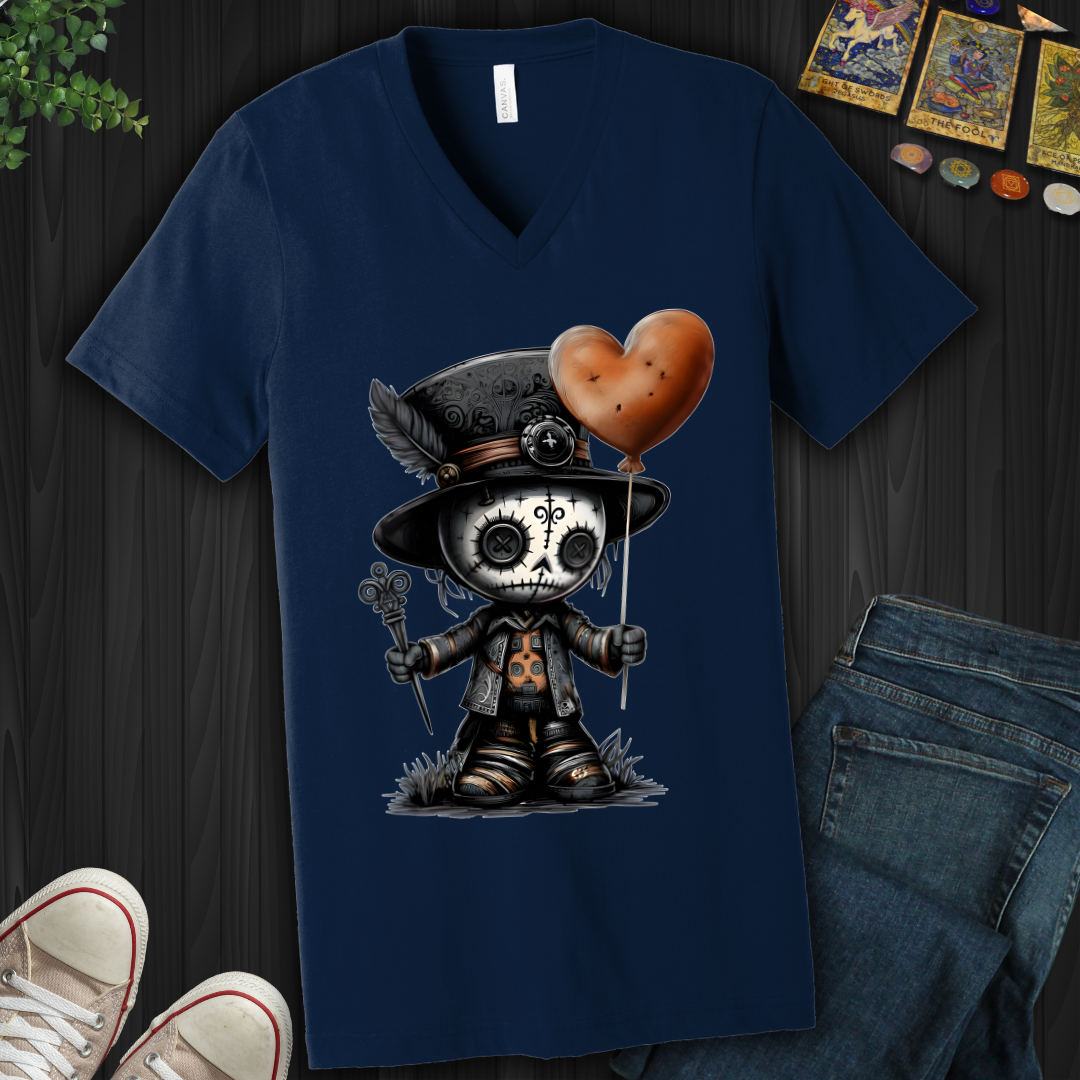 Emotionally Attached Voodoo Doll V-Neck Tee