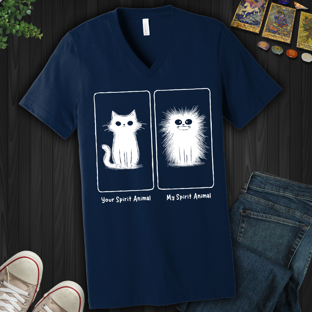 Your Spirit Animal vs. My Spirit Animal V-Neck Tee