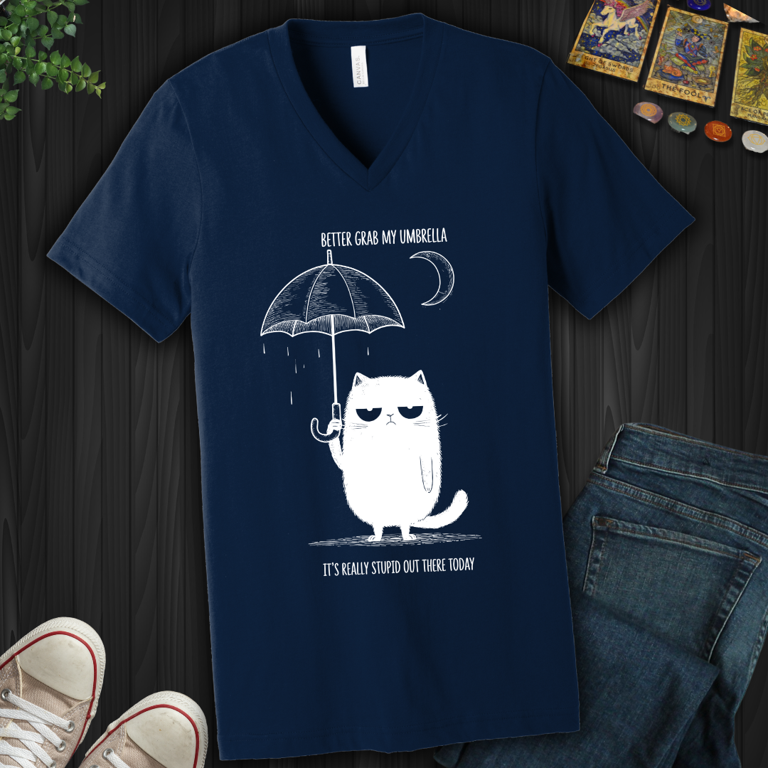 Better Grab My Umbrella V-Neck Tee