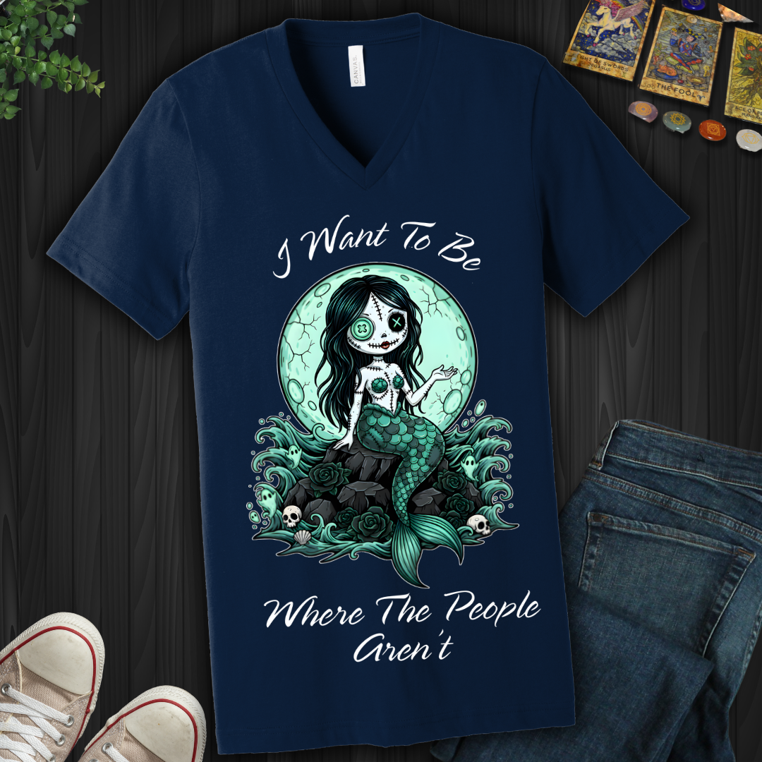 Where The People Aren’t V-Neck Tee