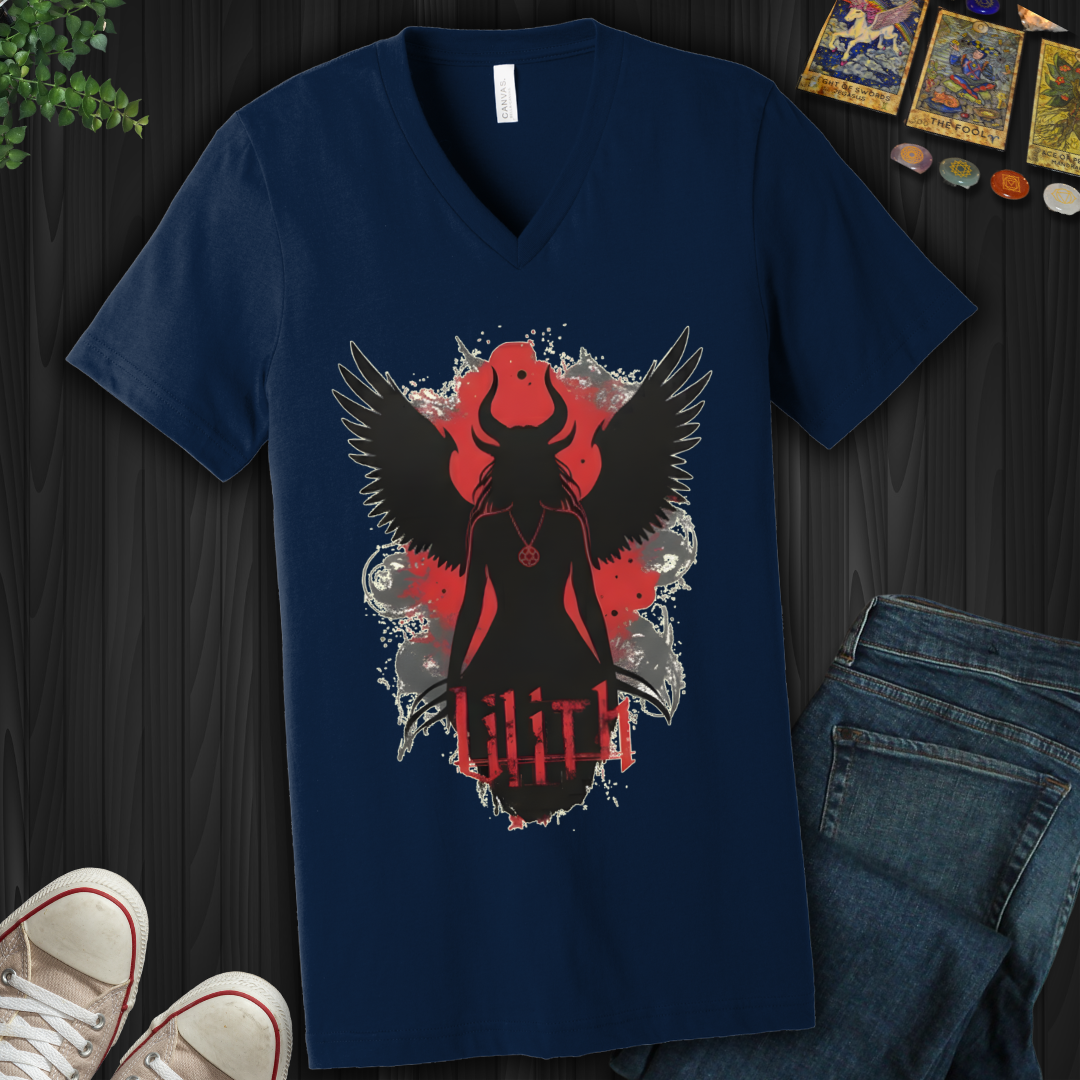 Lilith Ascends V-Neck Tee