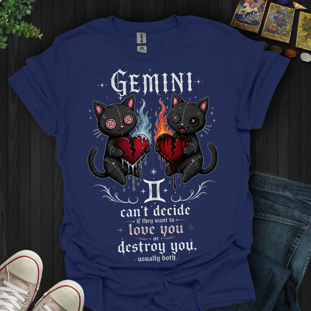 Gemini: Love You Or Destroy You T-Shirt