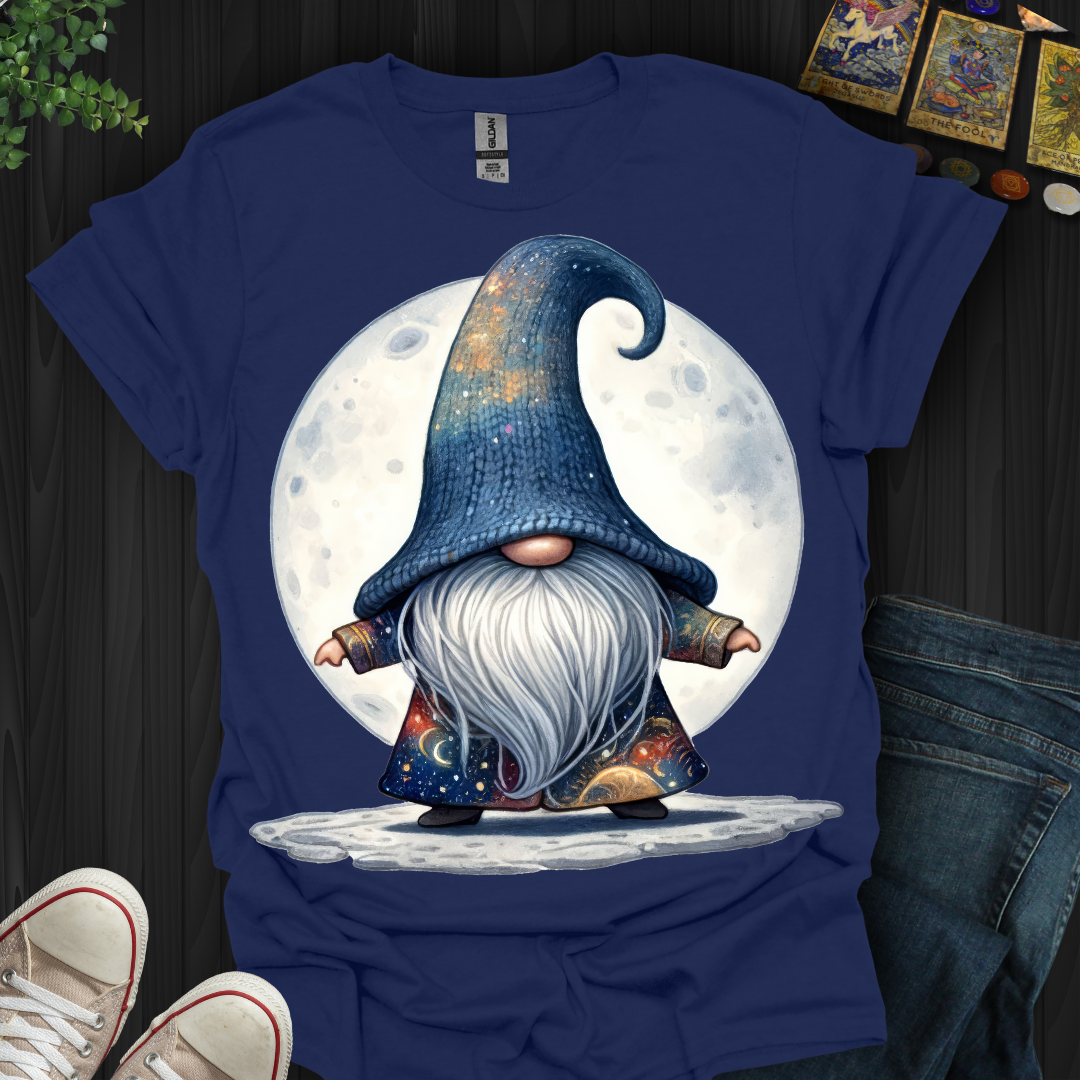 Celestial Moon Gnome  T-Shirt
