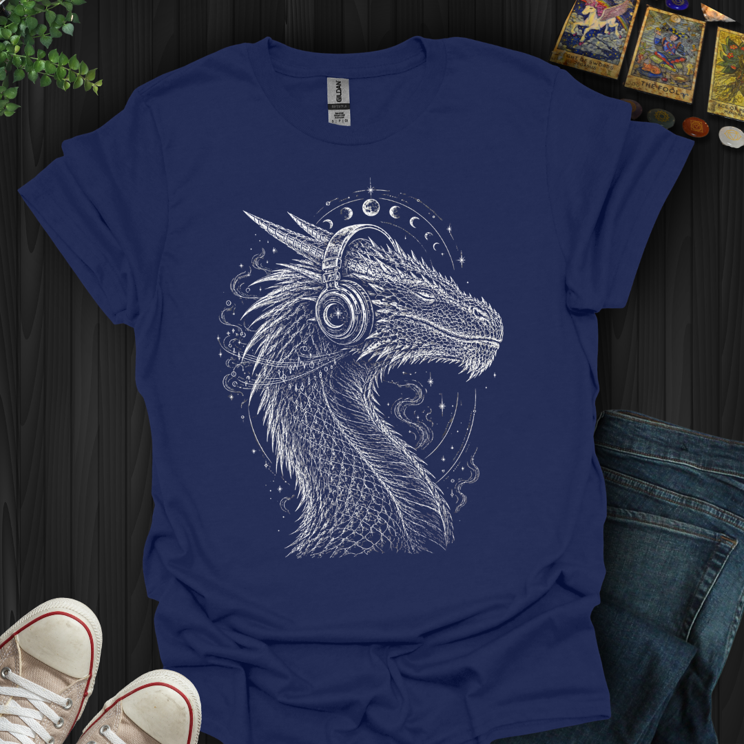 Headphones Dragon- T-Shirt