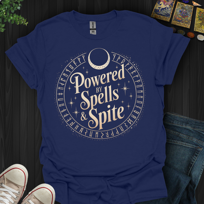Powered By Spells And Spite T-Shirt