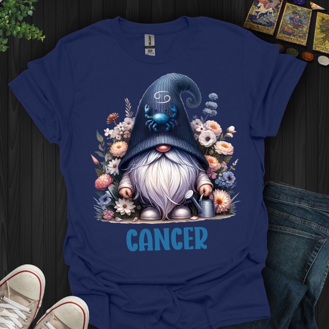 Cancer Gnome: Nurturer of the Zodiac  T-Shirt