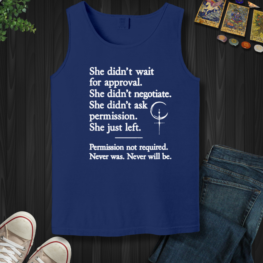Permission Not Required Tank Top