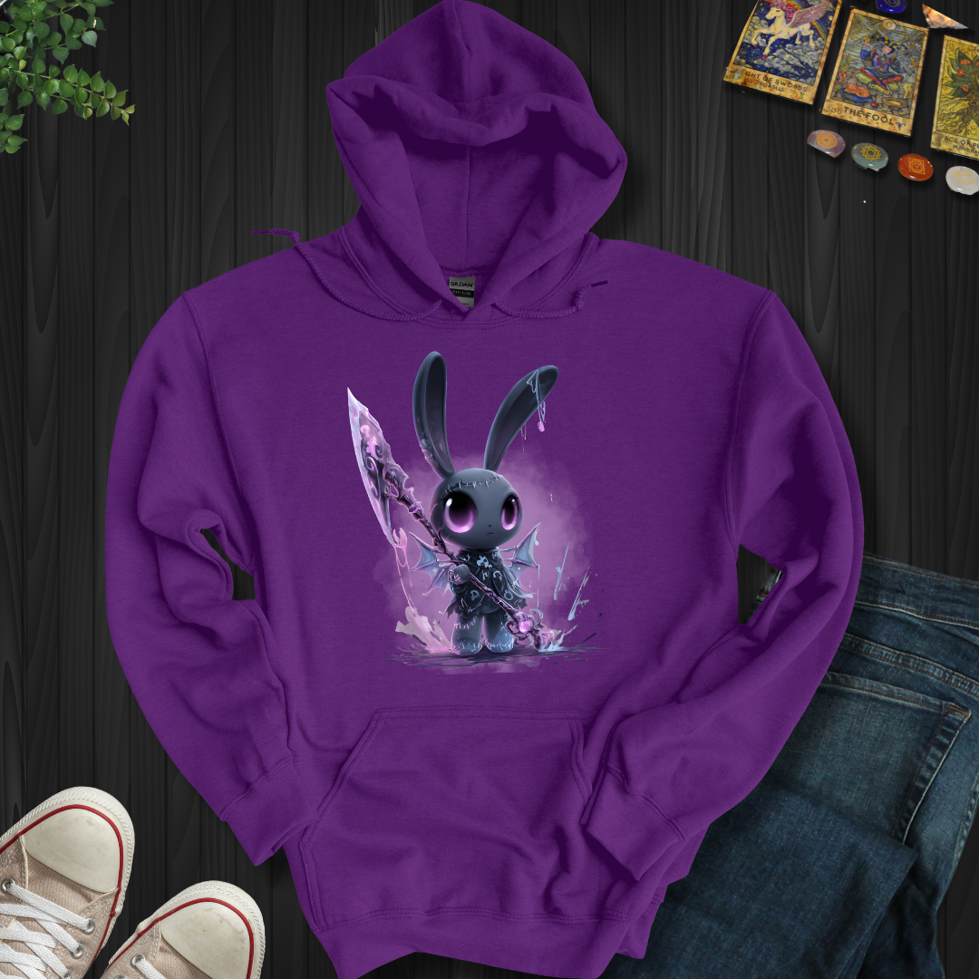Warrior Bunny Hooded Sweatshirt
