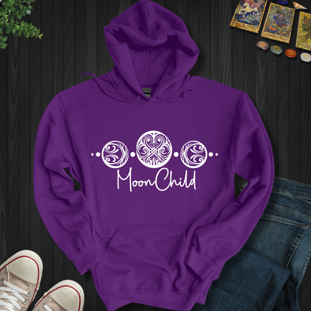 Triple Moon Goddess Hooded Sweatshirt