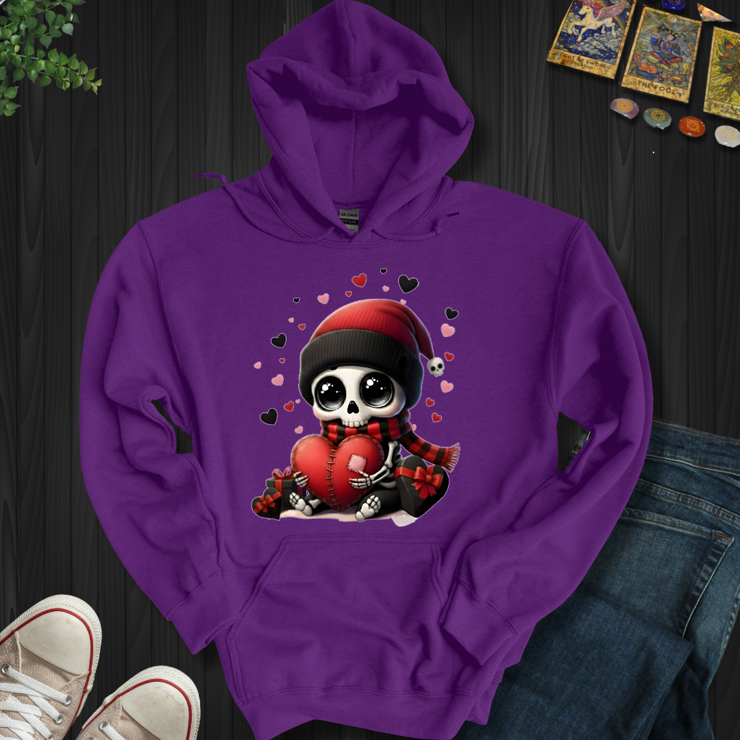 Dead Cute For Valentines Hooded Sweatshirt