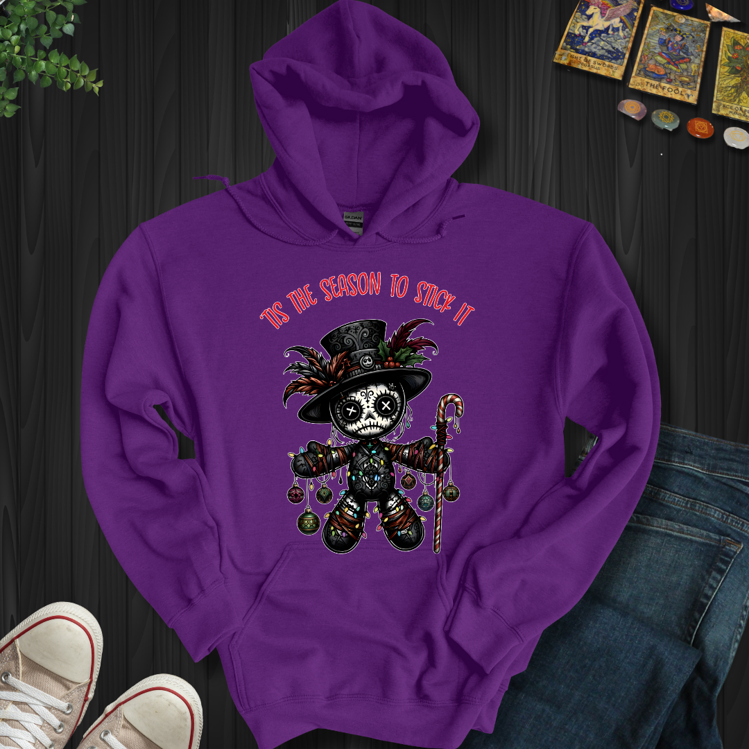 Tis The Season Voodoo Doll Hooded Sweatshirt