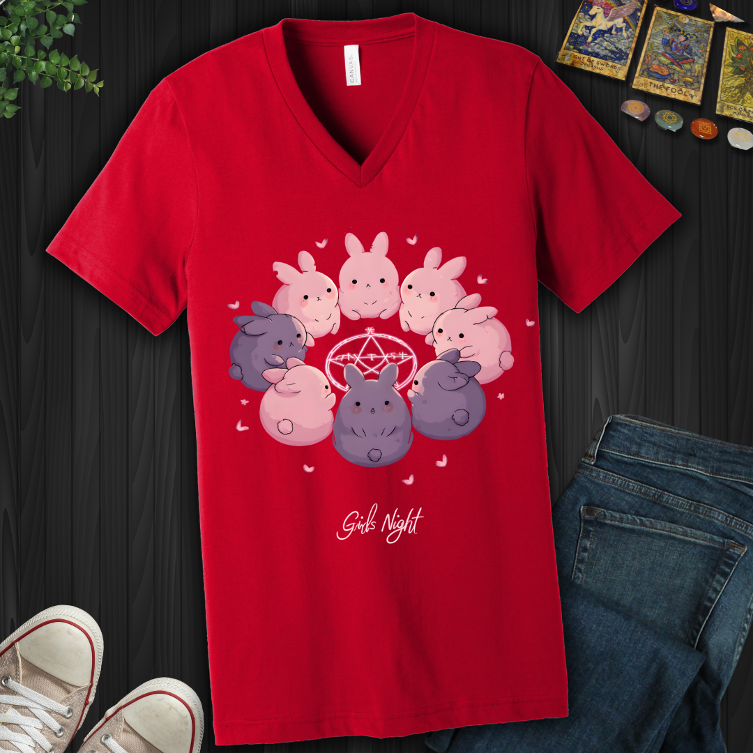 Girls Night V-Neck Tee