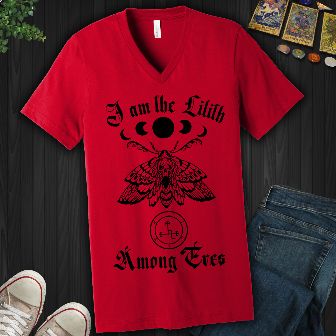 I Am the Lilith Among Eves V-Neck Tee