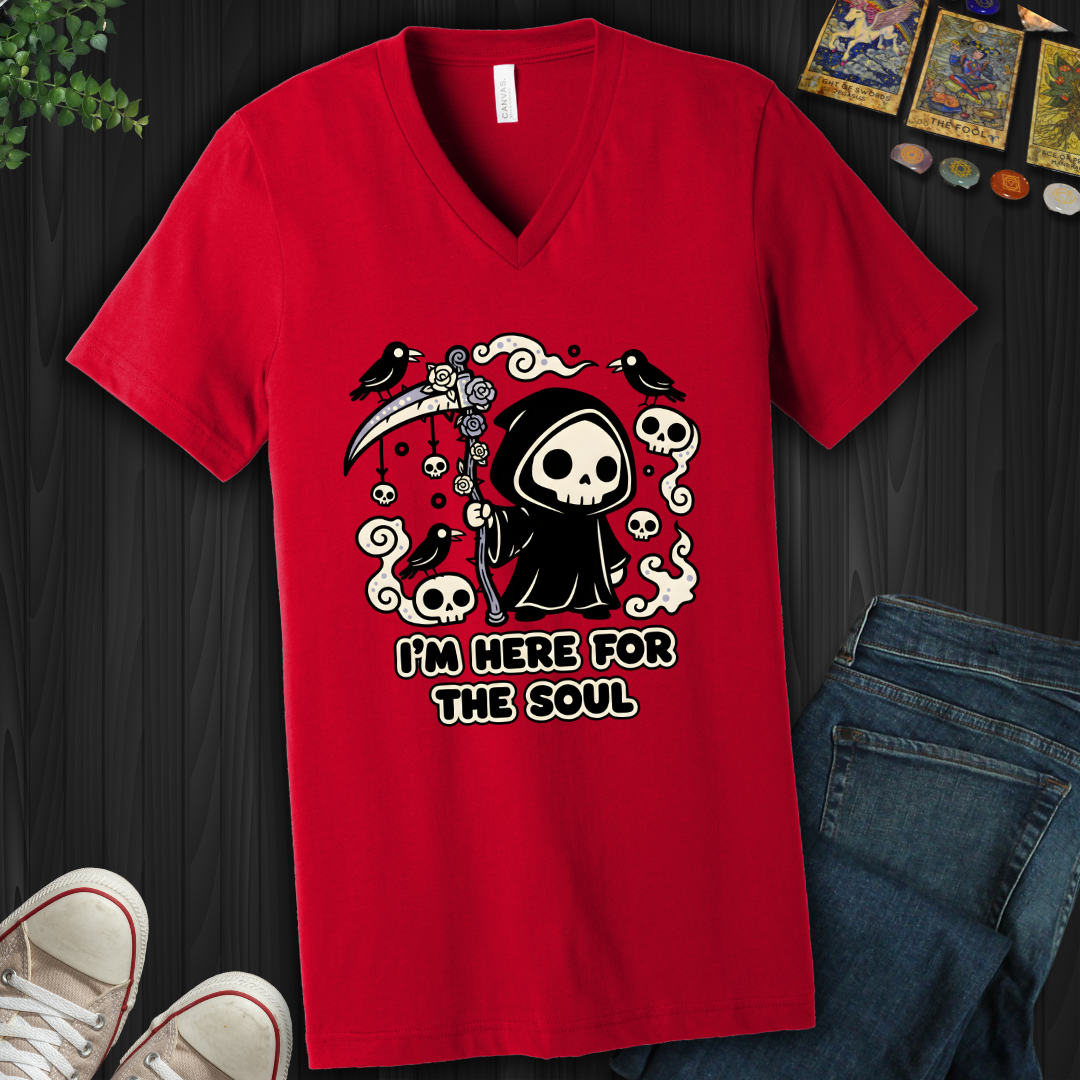 Here For The Soul V-Neck Tee