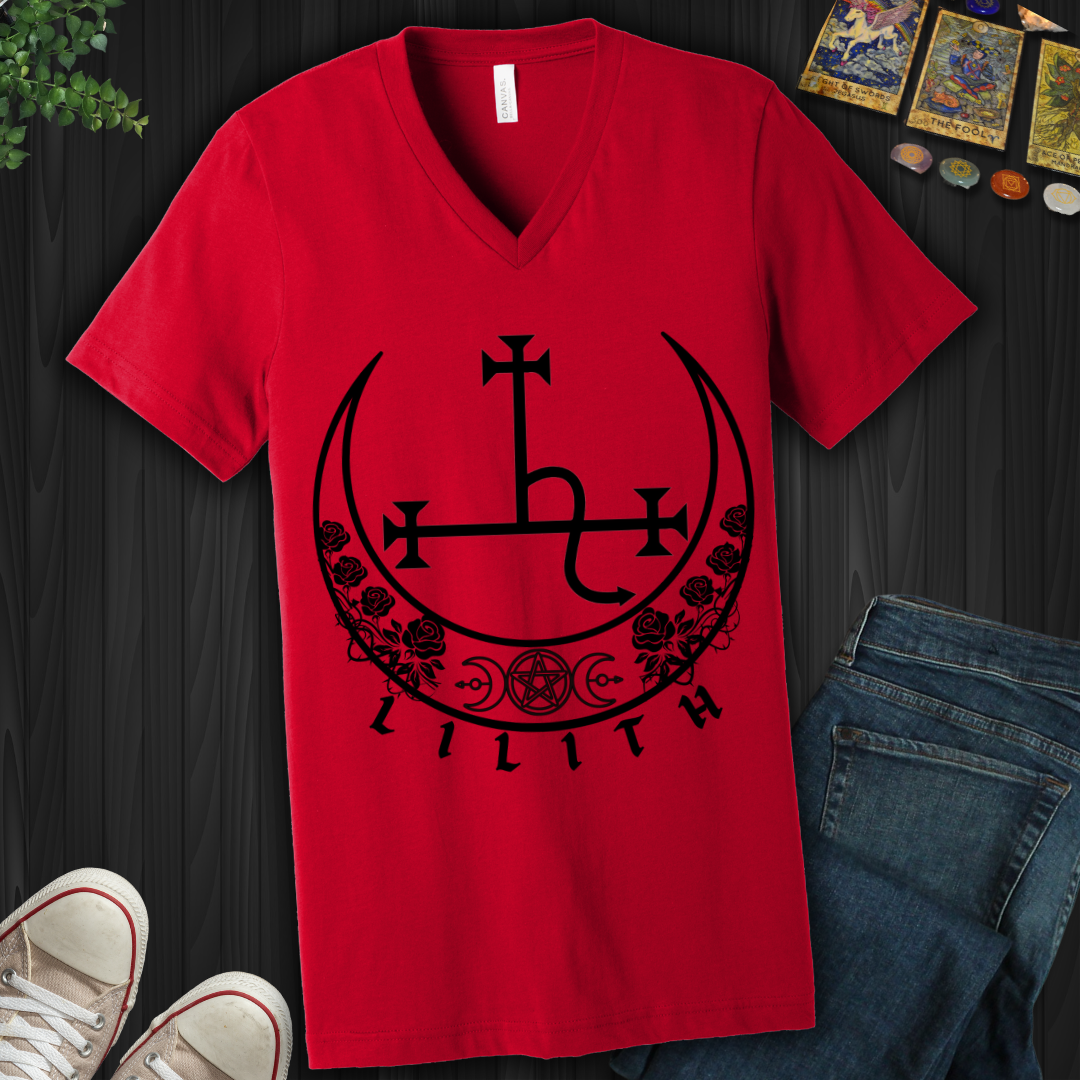 Lilith's Shadow Mark V-Neck Tee