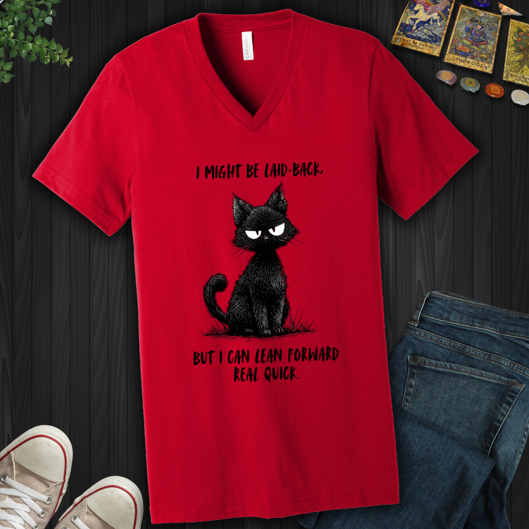 Laid-Back Not Soft V-Neck Tee