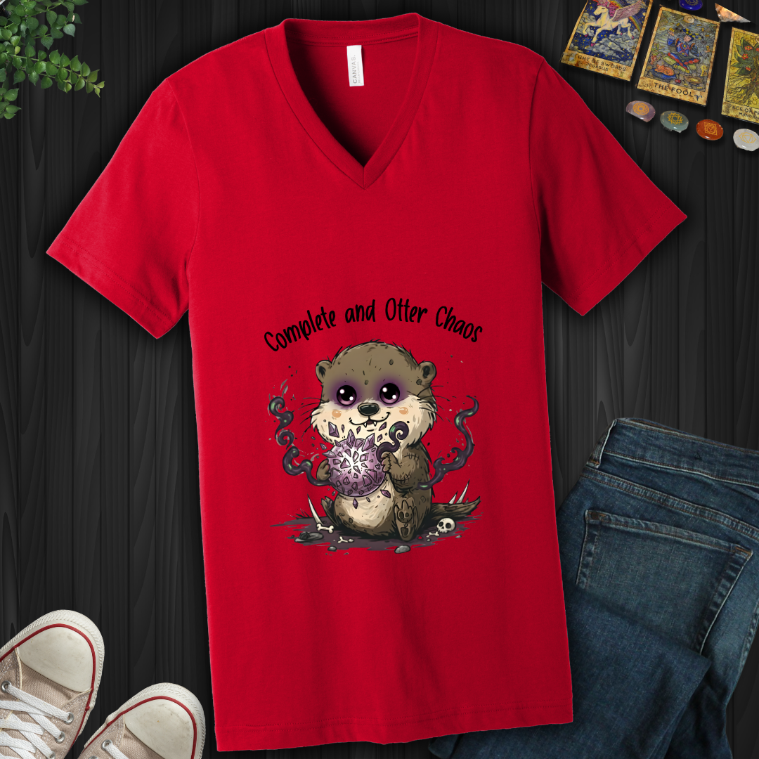 Complete And Otter Chaos V-Neck Tee