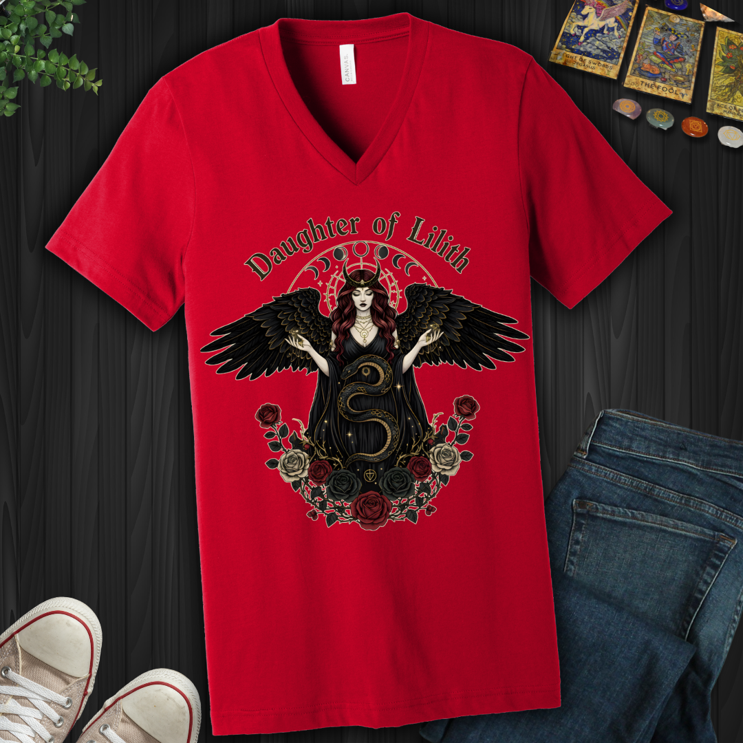 Daughter of Lilith V-Neck Tee