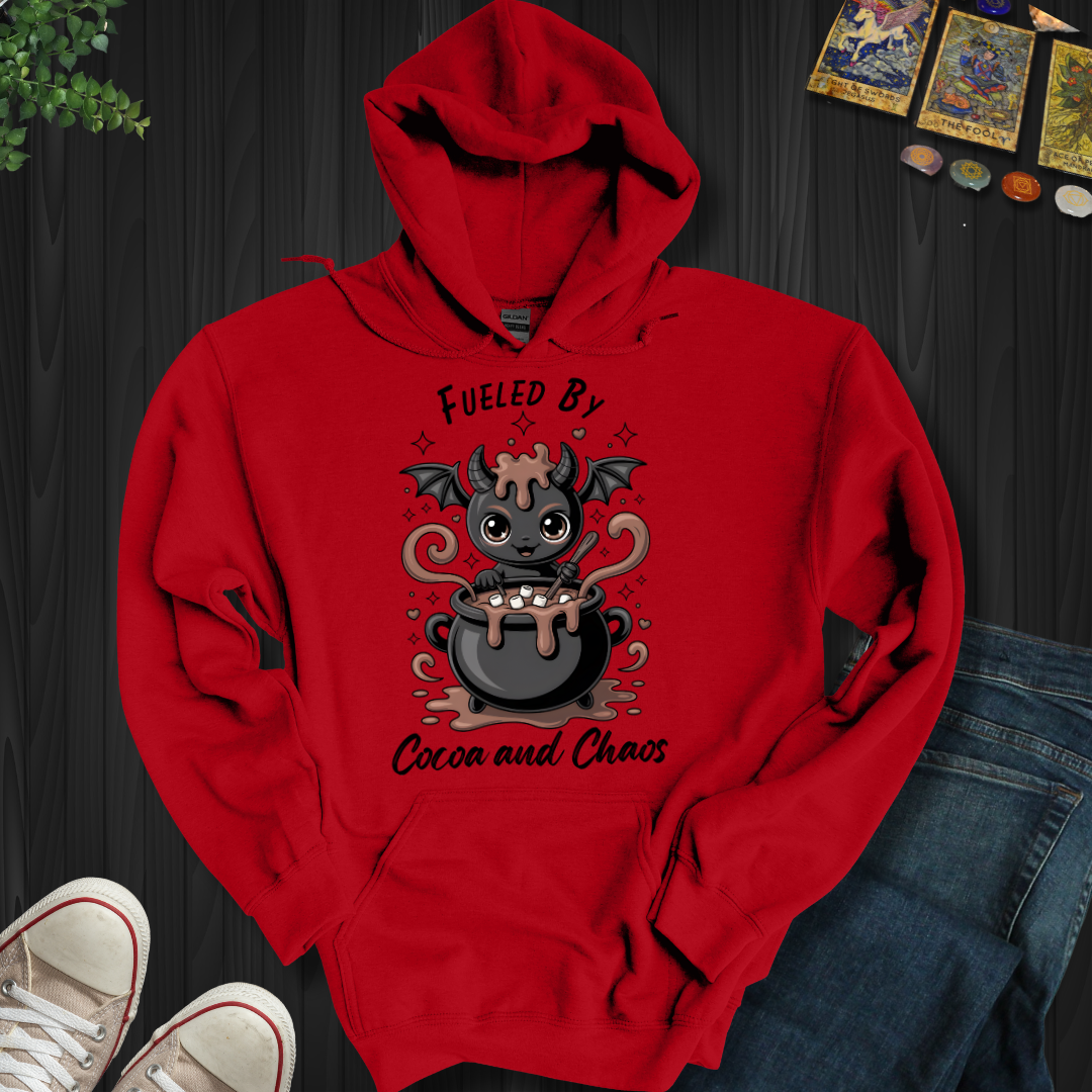 Fueled By Cocoa And Chaos Hooded Sweatshirt