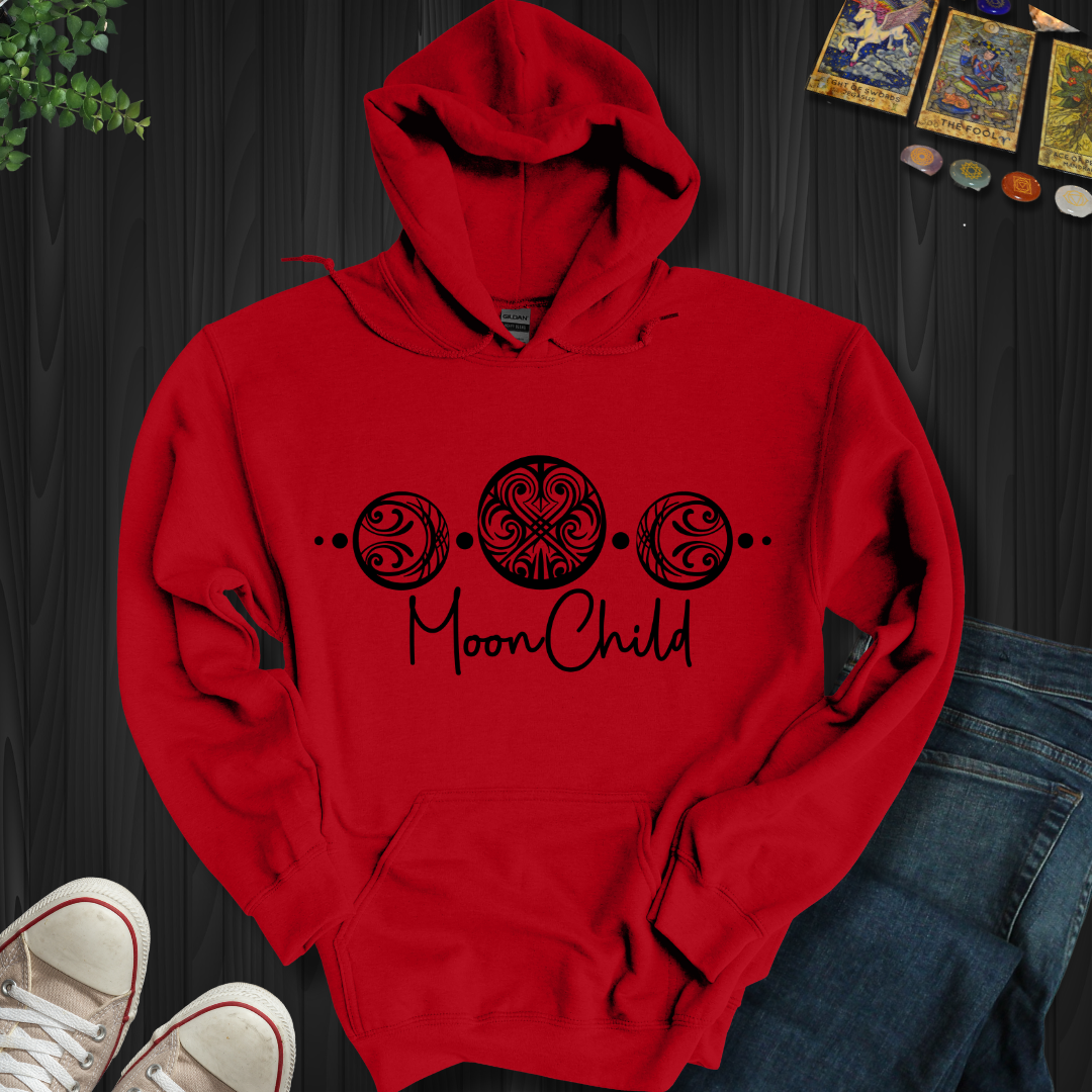 Triple Moon Goddess Hooded Sweatshirt