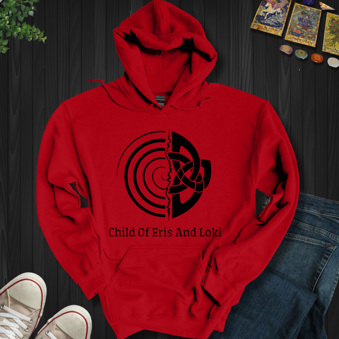 Child Of Eris And Loki Hooded Sweatshirt