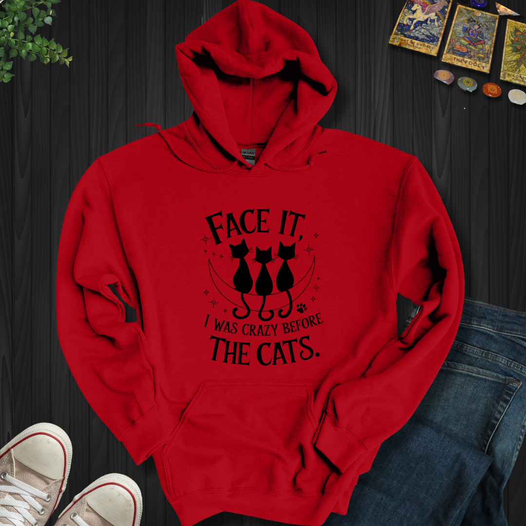 Crazy Before Cats Hooded Sweatshirt