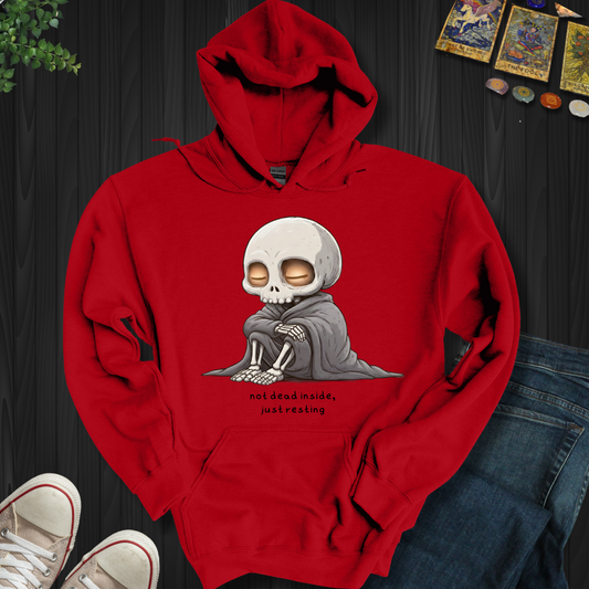 Just Resting Hooded Sweatshirt