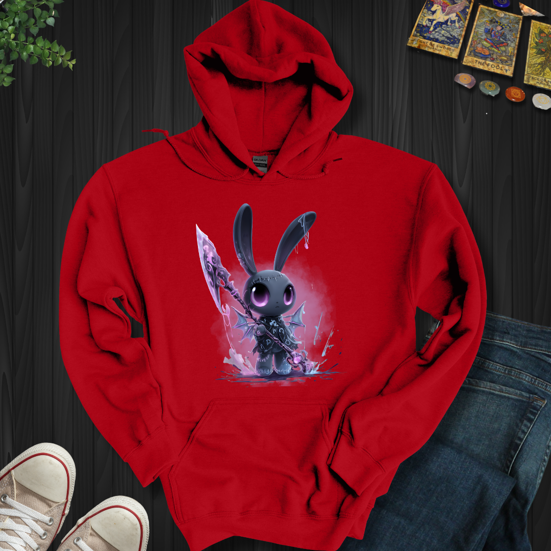 Warrior Bunny Hooded Sweatshirt