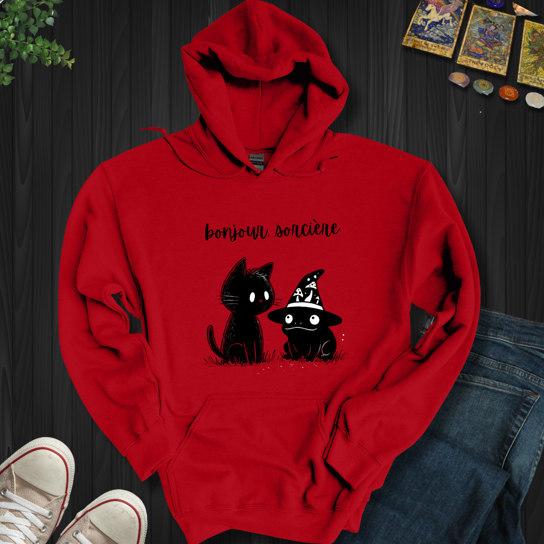 Bonjour Sorcier Hooded Sweatshirt