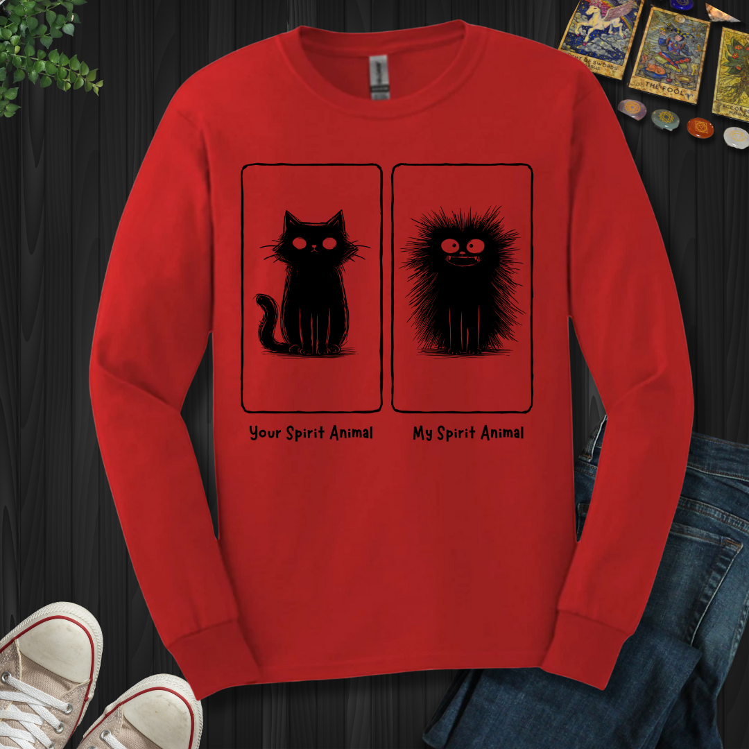 Your Spirit Animal vs. My Spirit Animal Long Sleeve Tee