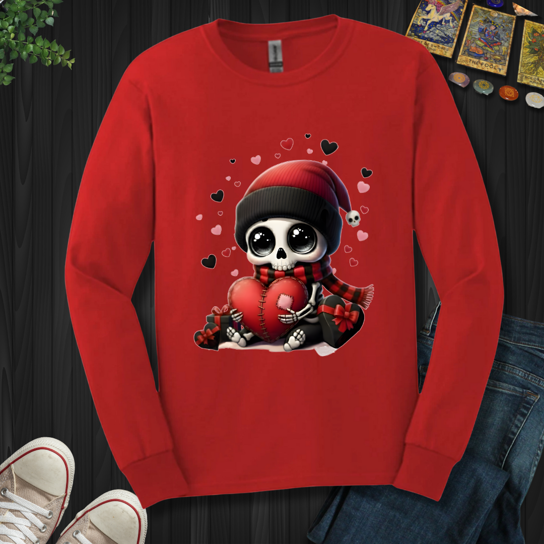 Dead Cute For Valentines Long Sleeve Tee
