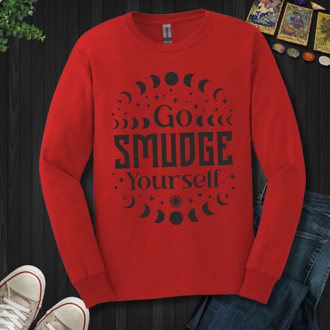 Go Smudge Yourself Long Sleeve Tee