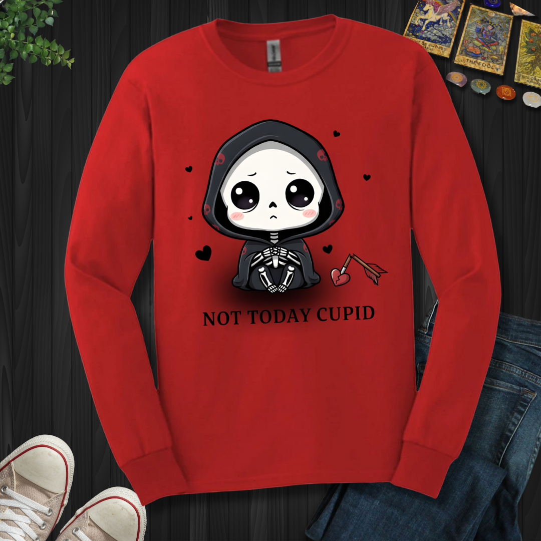 Not Today Cupid Long Sleeve Tee