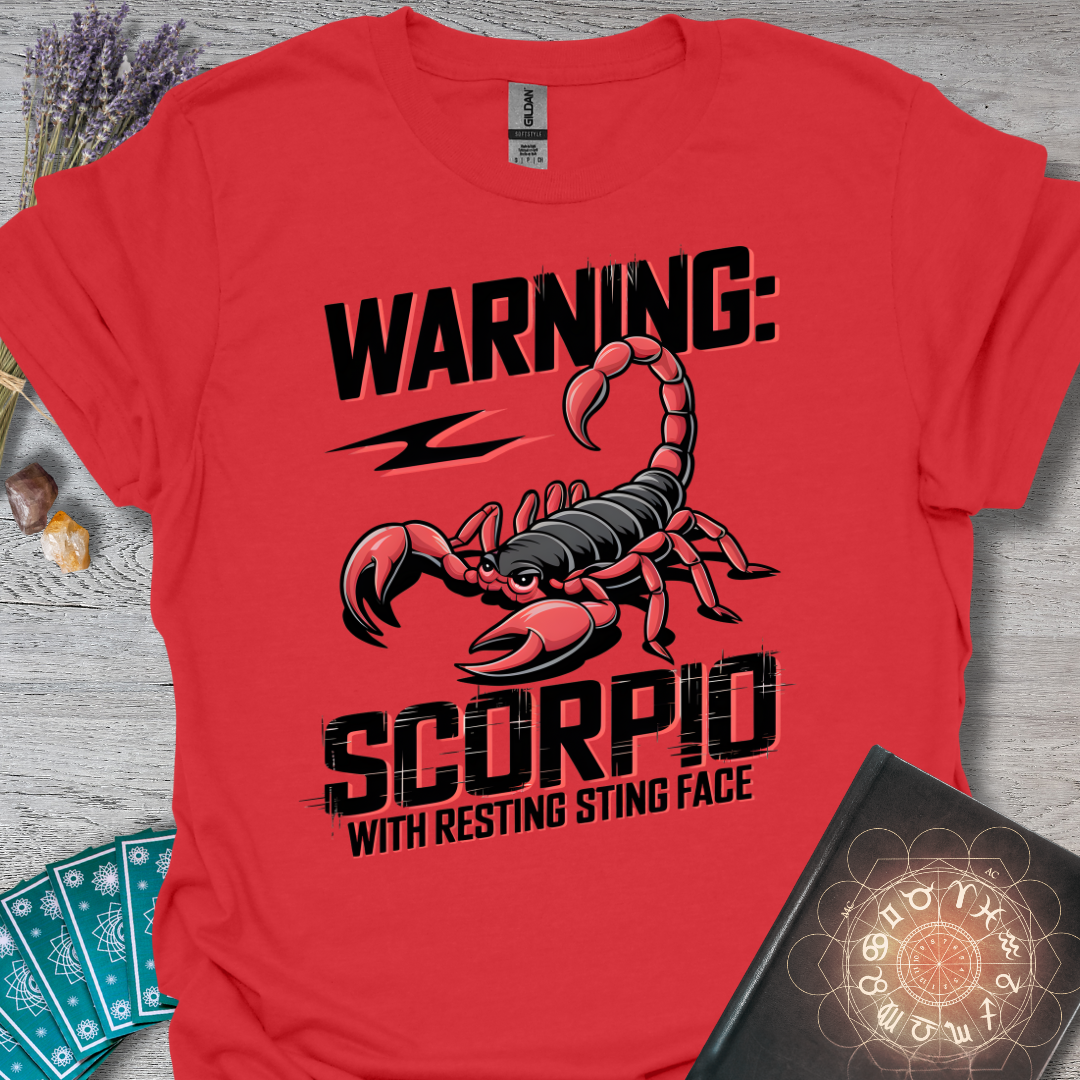 Scorpio Resting Sting Face T-Shirt