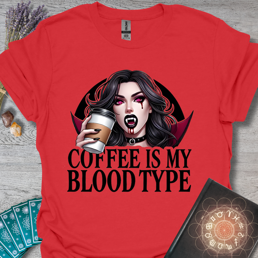 Coffee Is My Blood Type T-Shirt