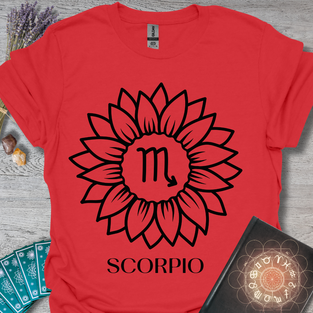 Scorpio Sunflower T-Shirt