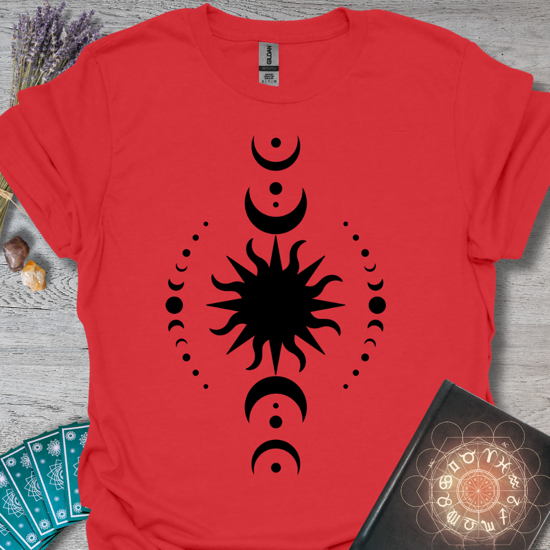 Sun and Moon Phases T-Shirt