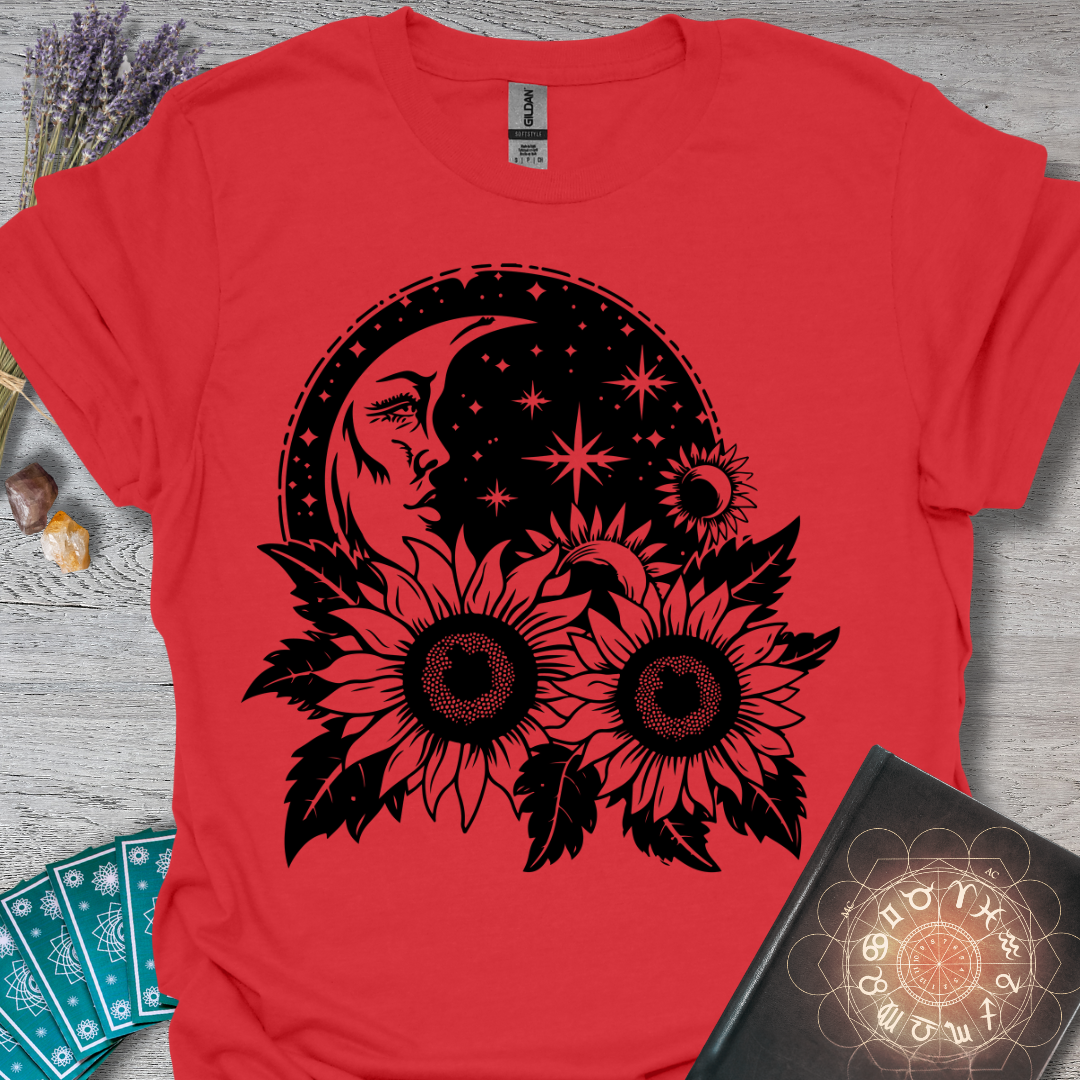 Sunflower and Moon T-Shirt