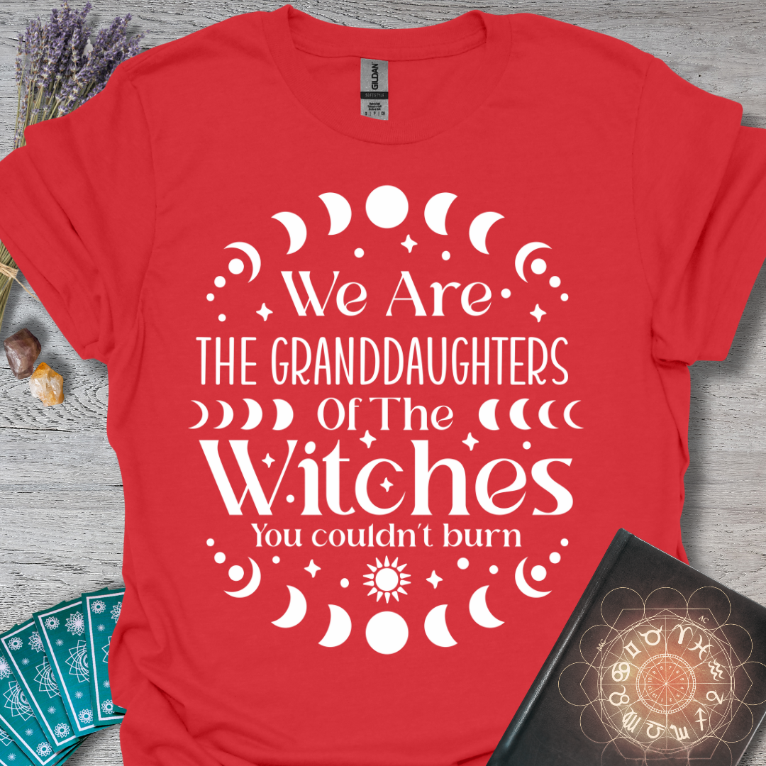 We Are The Granddaughters Of The Witch's You Couldn't Burn T-Shirt