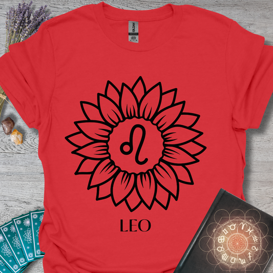 Leo Sunflower T-Shirt