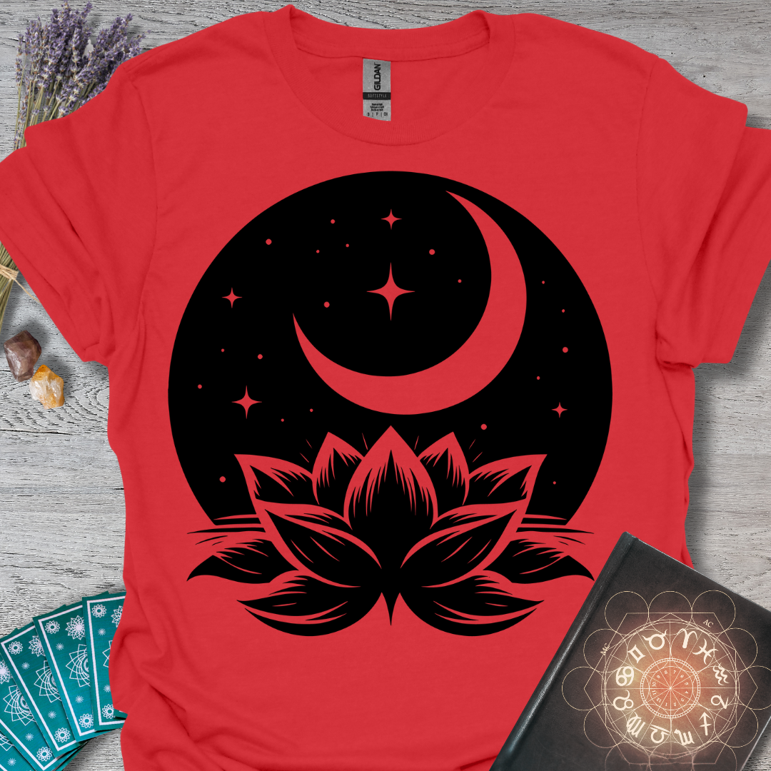 Starry Moon Lotus T-Shirt