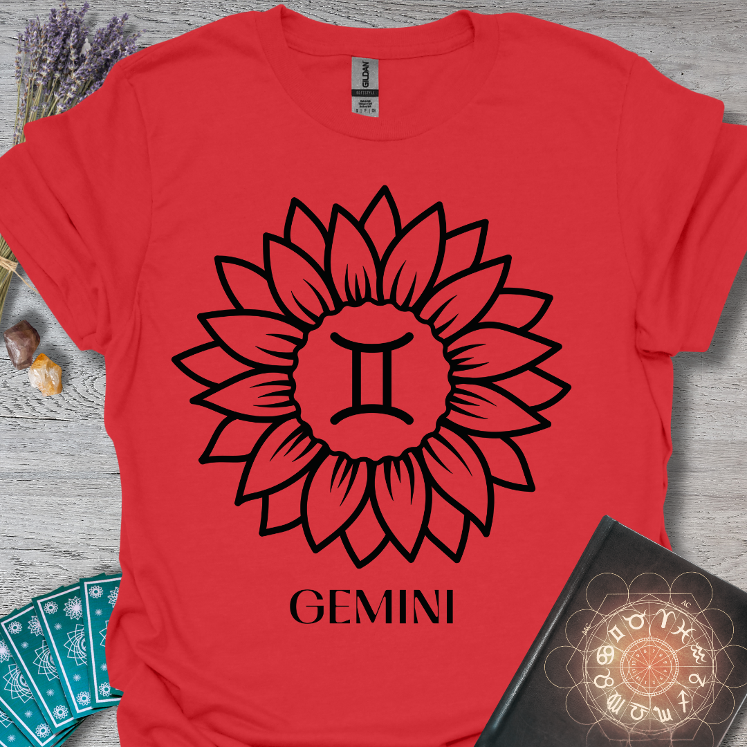 Gemini Sunflower T-Shirt