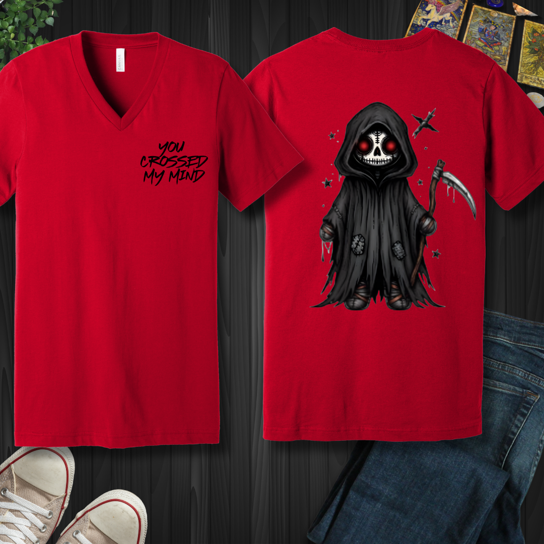 You Crossed My Mind V-Neck Tee