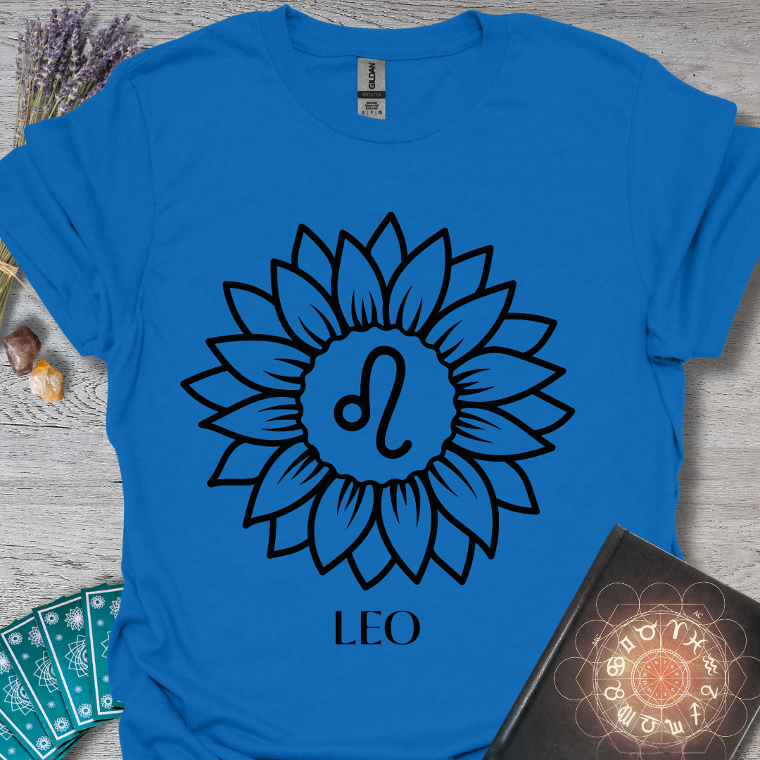 Leo Sunflower T-Shirt