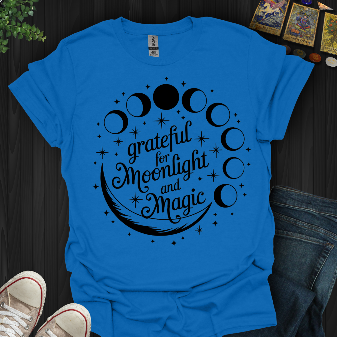 Grateful for Moonlight and Magic T-Shirt