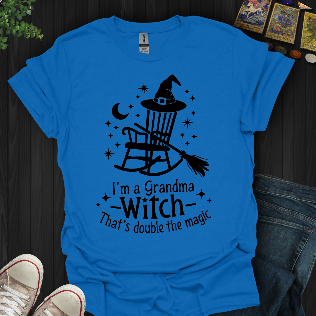 Grandma Witch: Double the Magic! T-Shirt