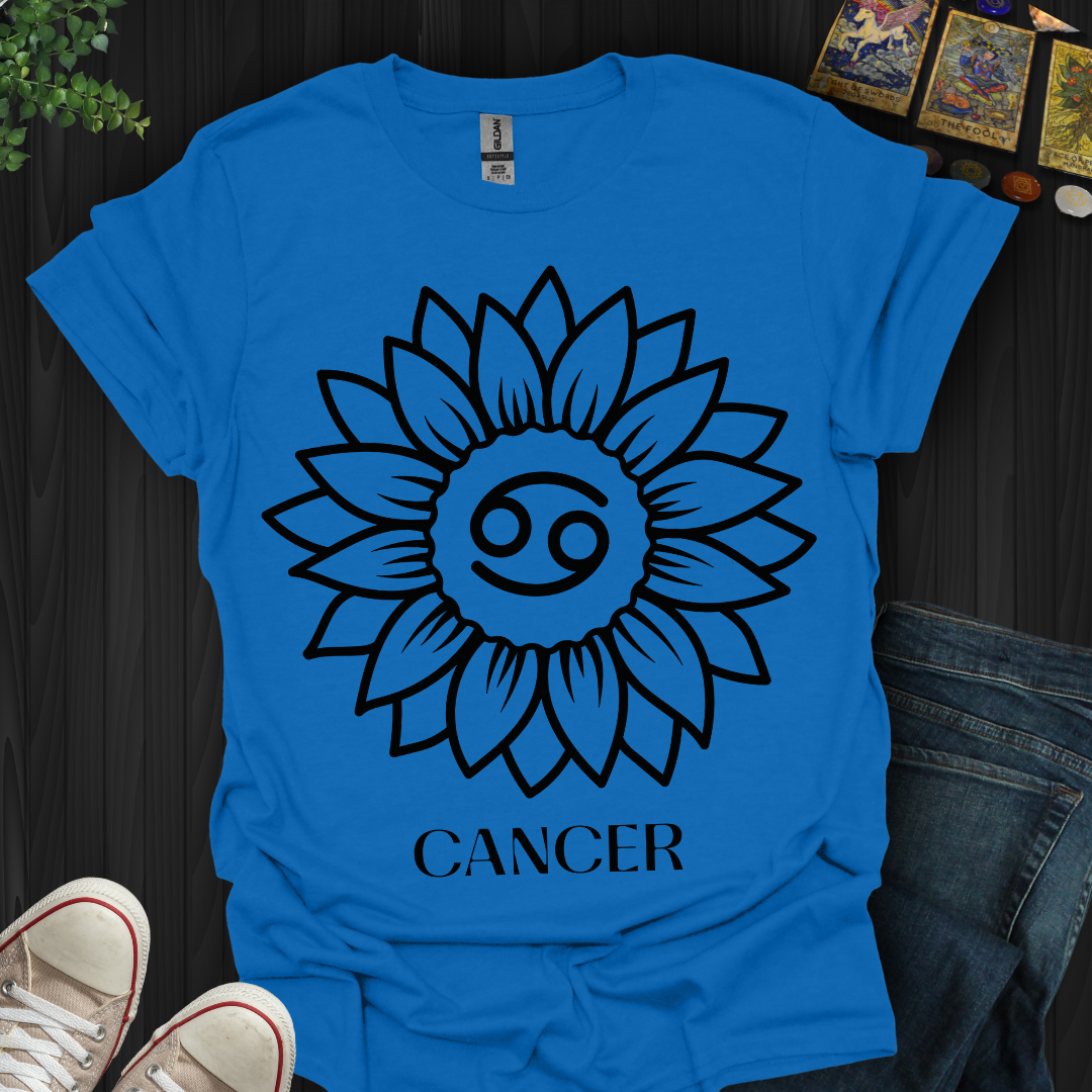 Cancer Sunflower T-Shirt