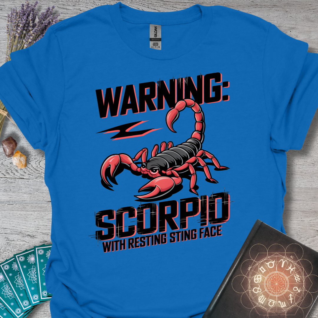 Scorpio Resting Sting Face T-Shirt