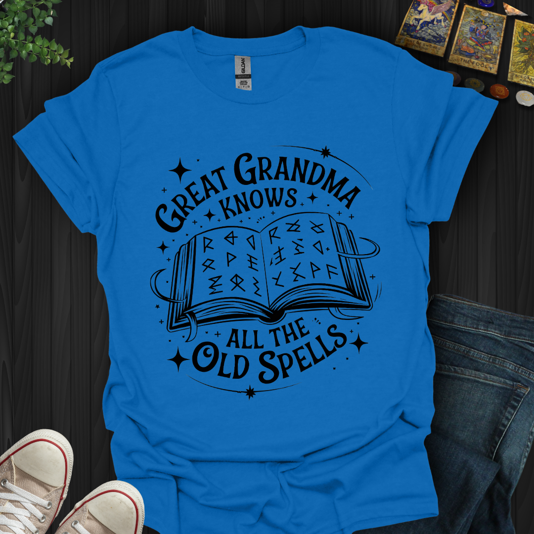 Great Grandma's Grimoire Magic T-Shirt